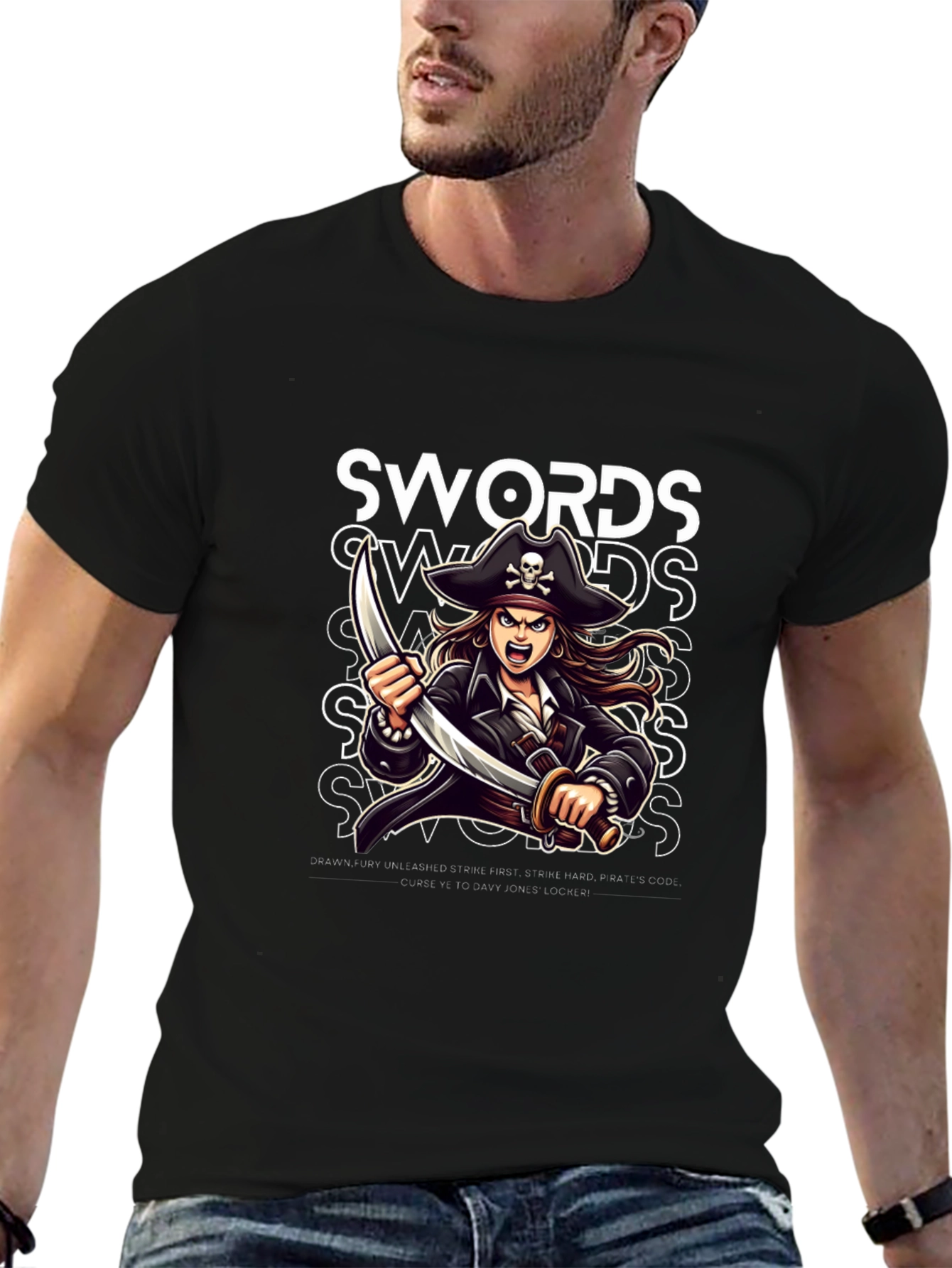 Pirate Swords Graphic Tee