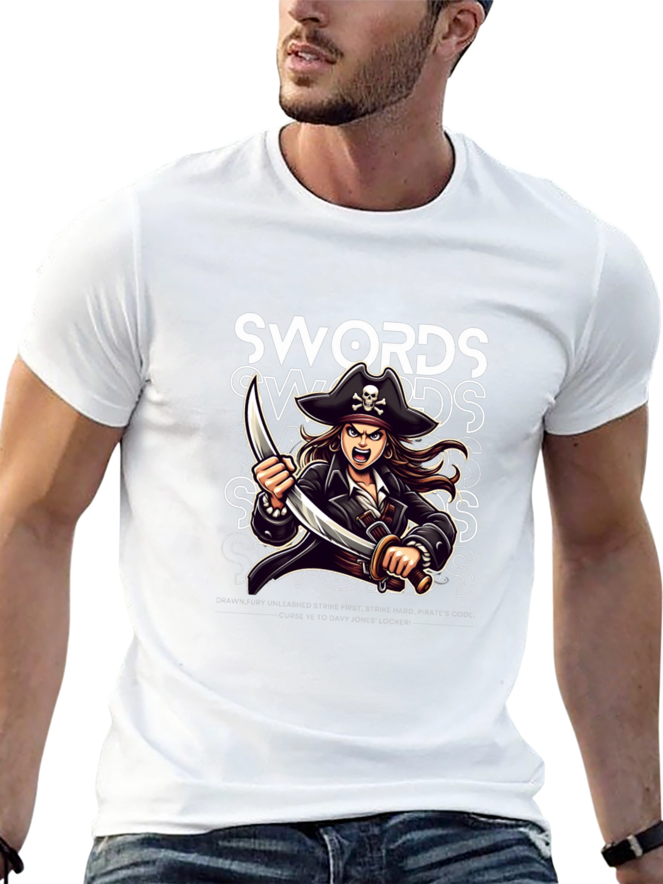 Pirate Swords Graphic Tee