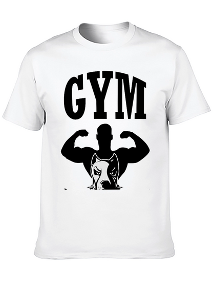 GYM Pitbull Graphic Tee - Bodybuilding Shirt
