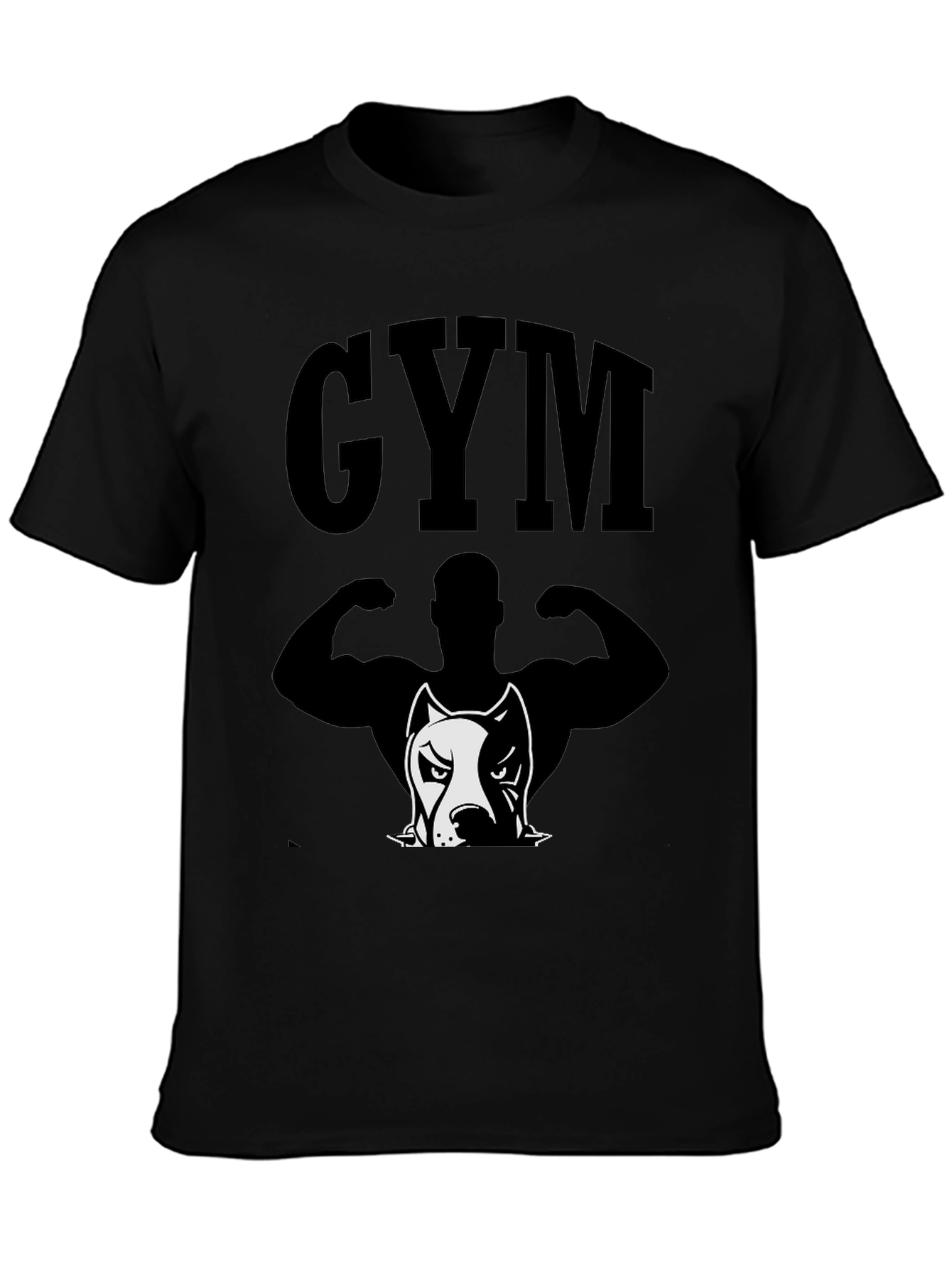 GYM Pitbull Graphic Tee - Bodybuilding Shirt