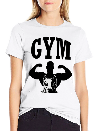 GYM Pitbull Graphic Tee - Bodybuilding Shirt