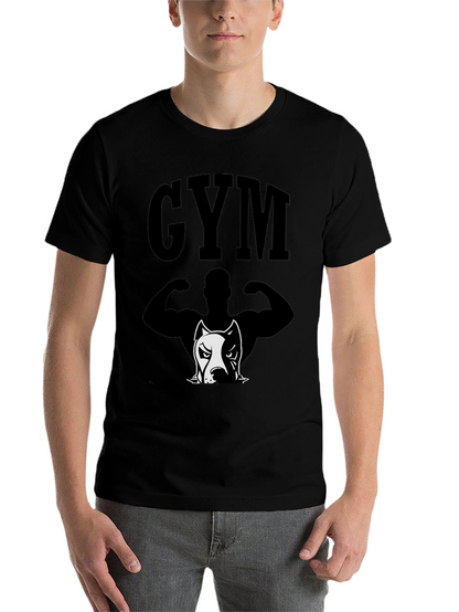 GYM Pitbull Graphic Tee - Bodybuilding Shirt