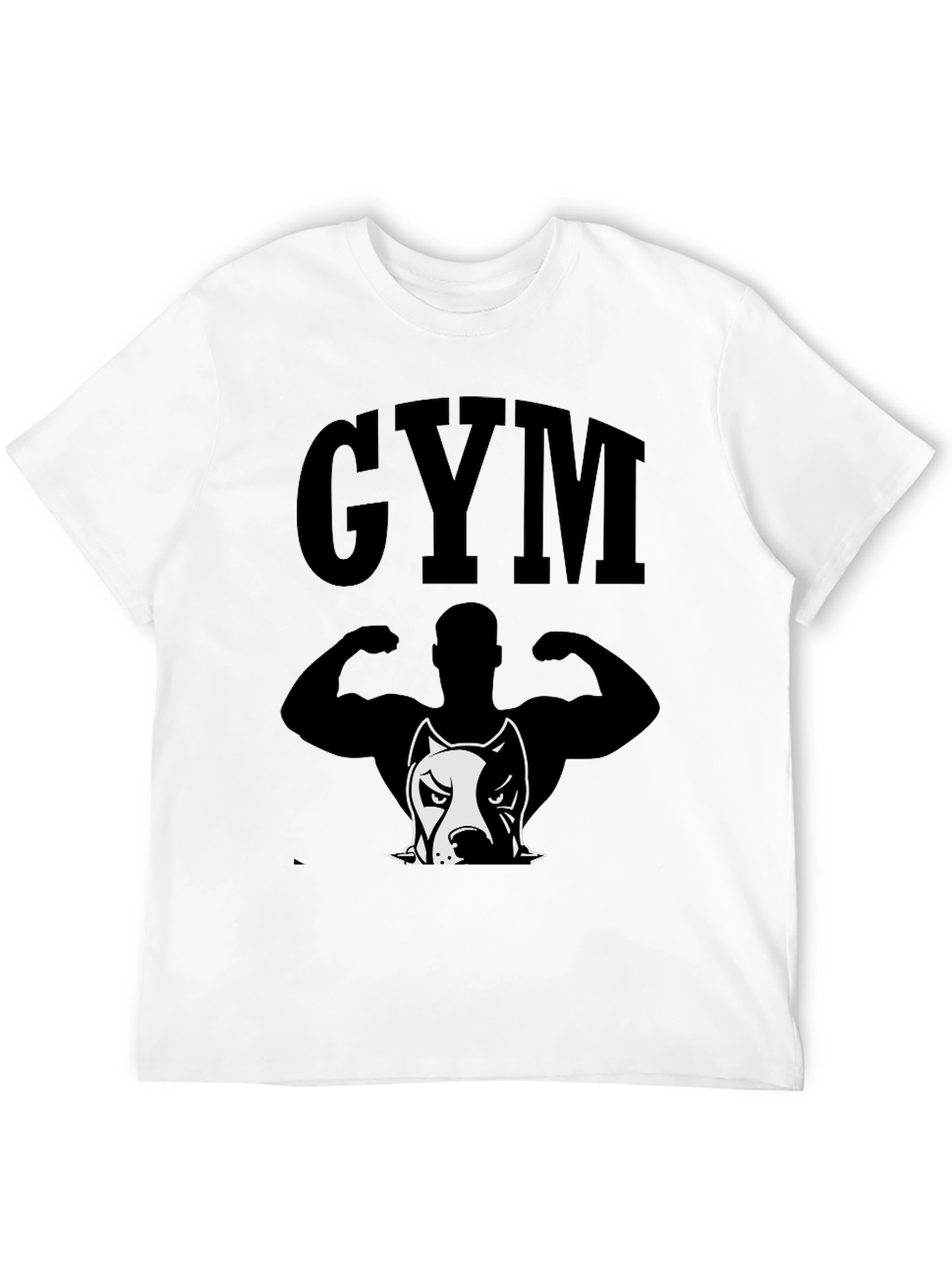 GYM Pitbull Graphic Tee - Bodybuilding Shirt