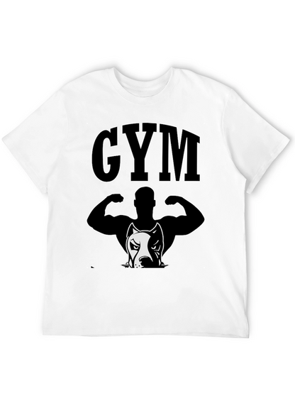 GYM Pitbull Graphic Tee - Bodybuilding Shirt