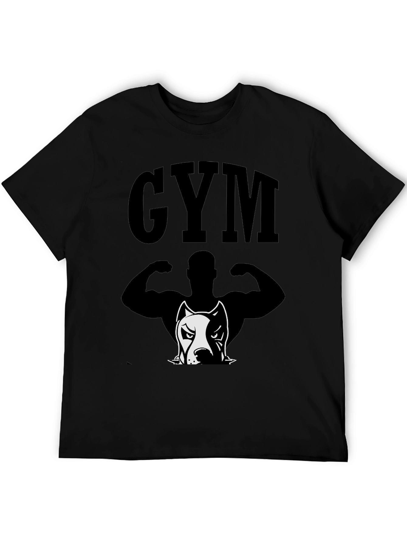 GYM Pitbull Graphic Tee - Bodybuilding Shirt