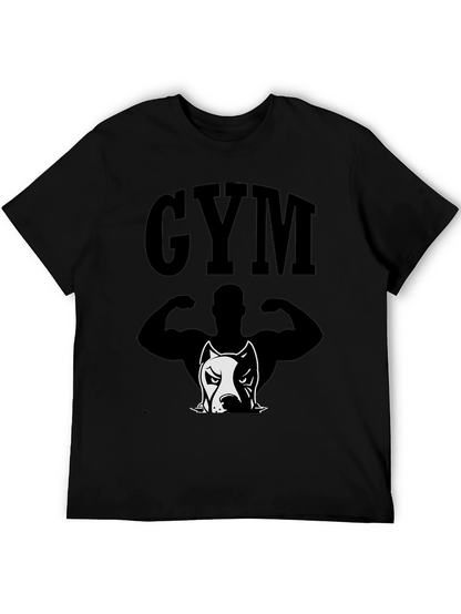 GYM Pitbull Graphic Tee - Bodybuilding Shirt