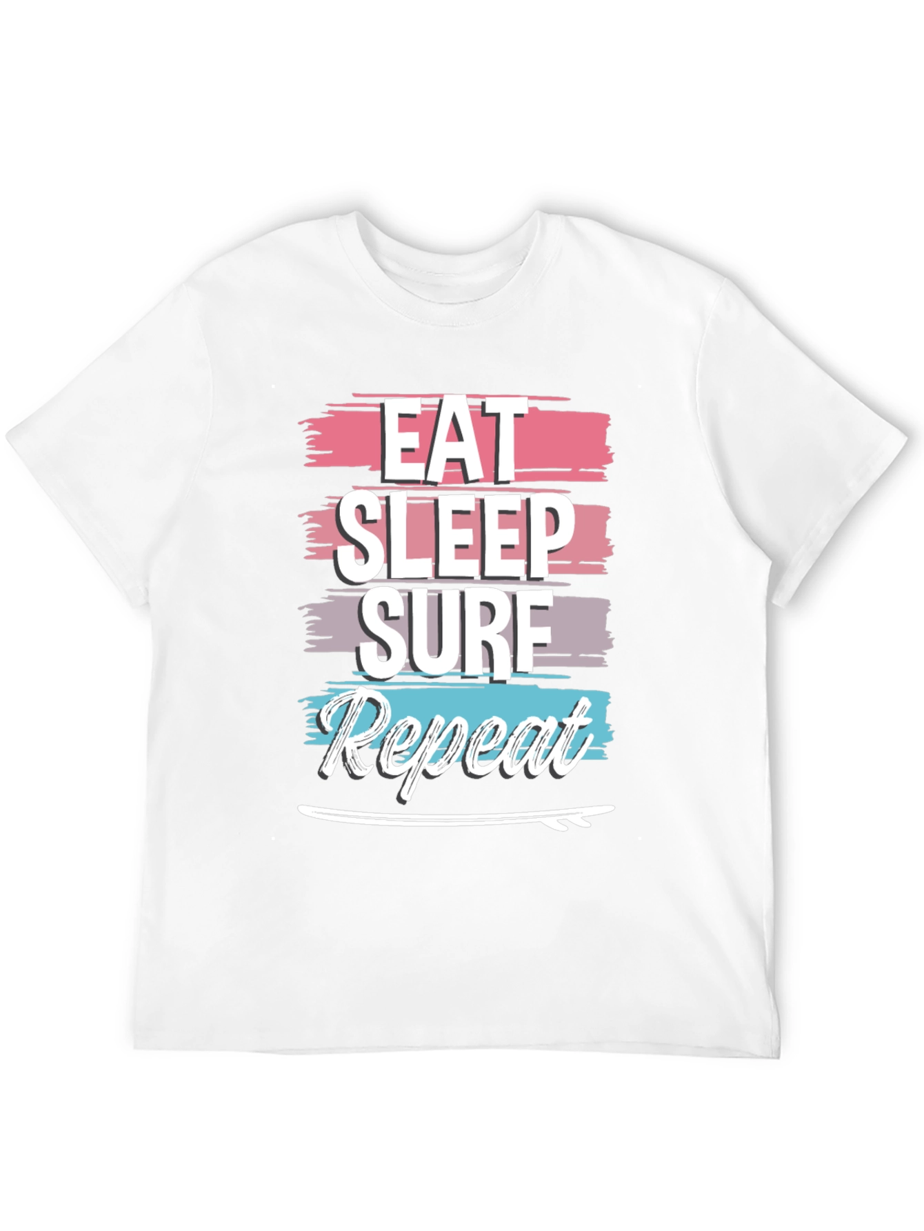 Eat Sleep Surf Repeat Graphic Tee