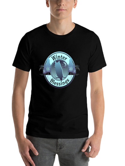 Winter Blessings Owl Graphic T-Shirt