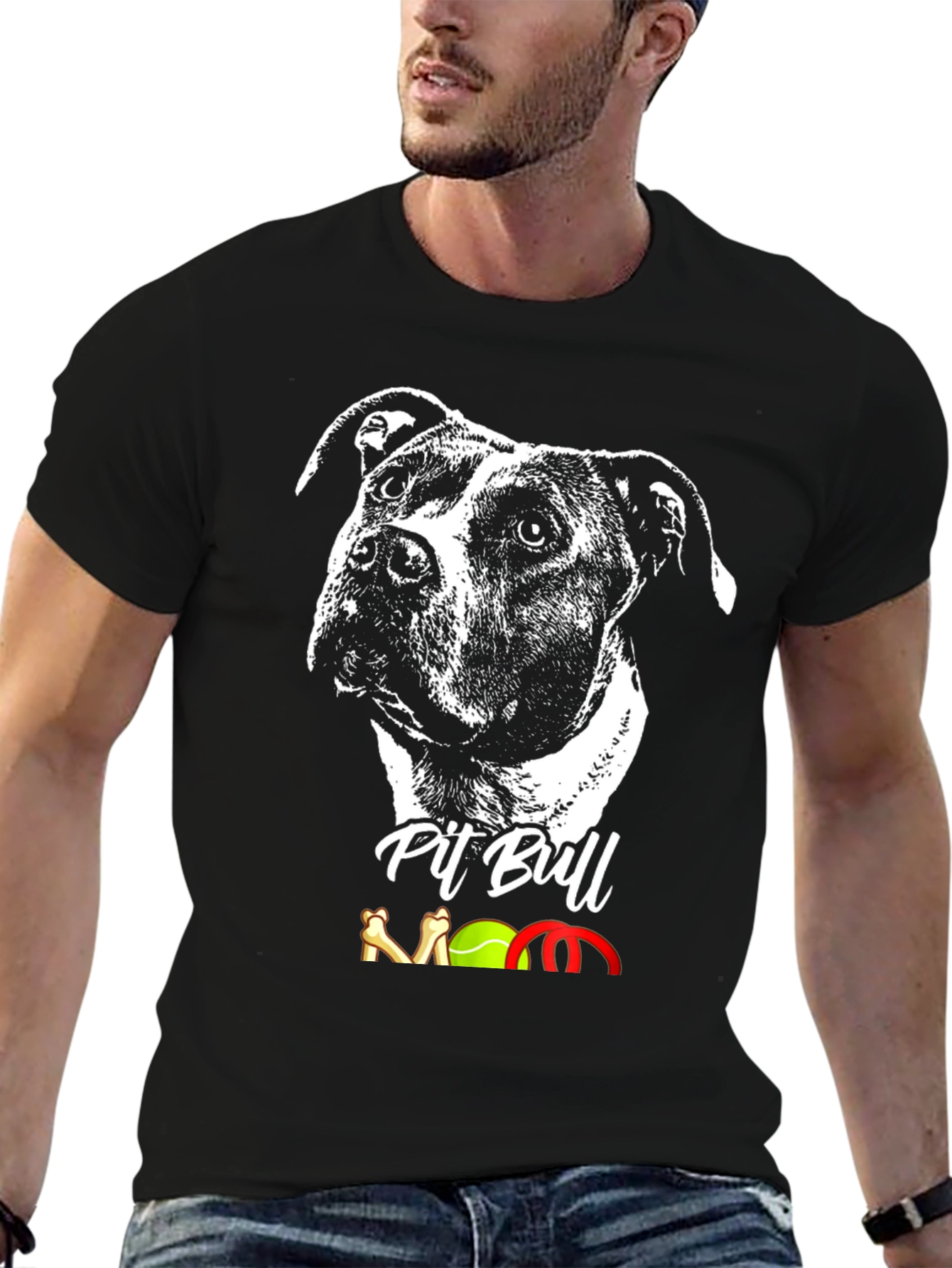 Pit Bull Mom T-Shirt - Dog Lover Tee