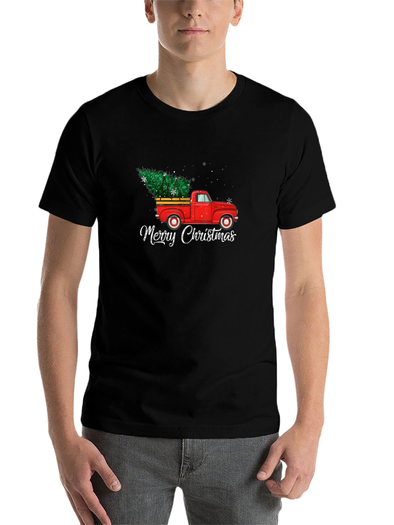 Merry Christmas Truck T-Shirt
