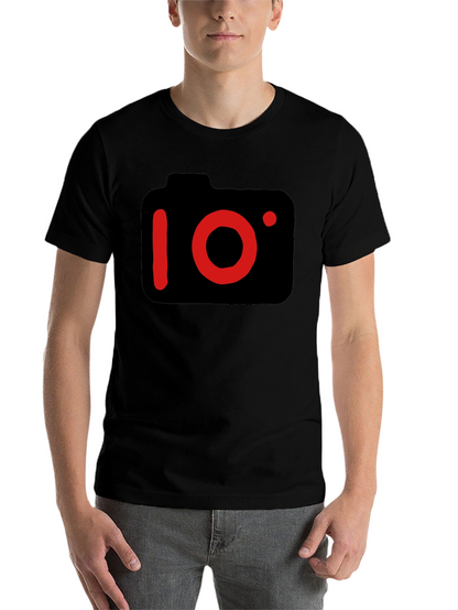 Camera Graphic Black T-Shirt