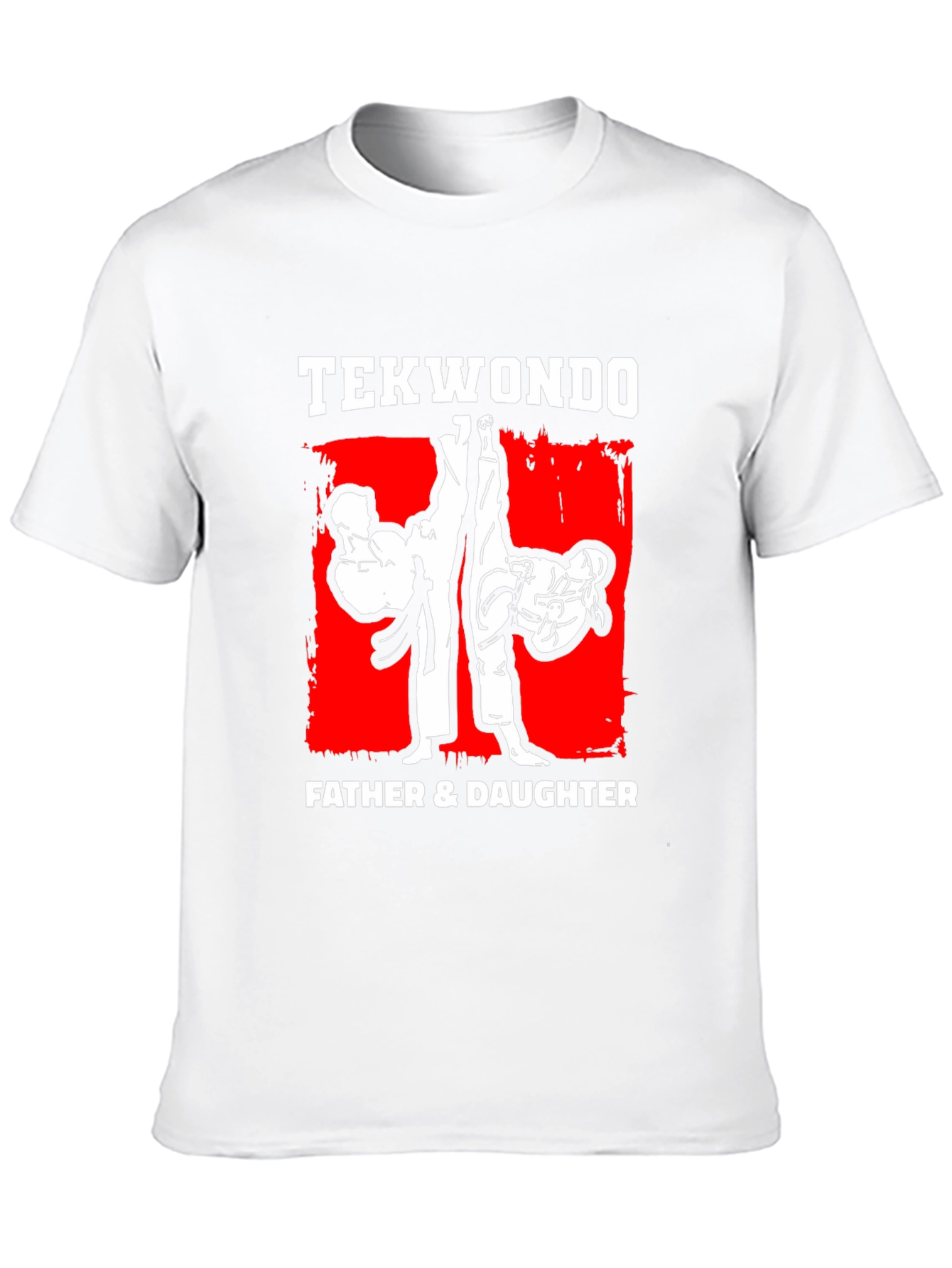 Taekwondo Father & Daughter Black T-Shirt Martial Arts