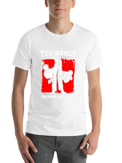 Taekwondo Father & Daughter Black T-Shirt Martial Arts