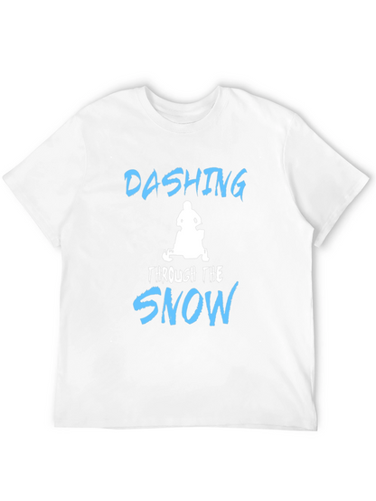 Dashing Through the Snow T-Shirt - Black