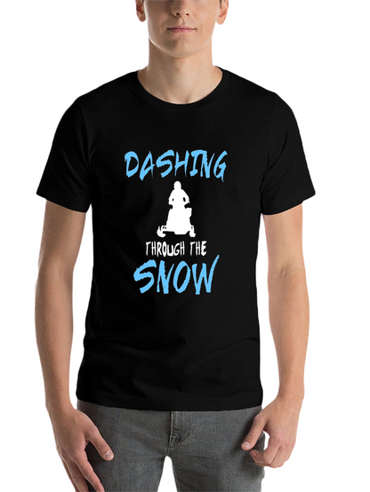 Dashing Through the Snow T-Shirt - Black