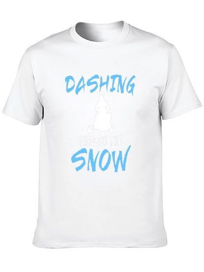 Dashing Through the Snow T-Shirt - Black
