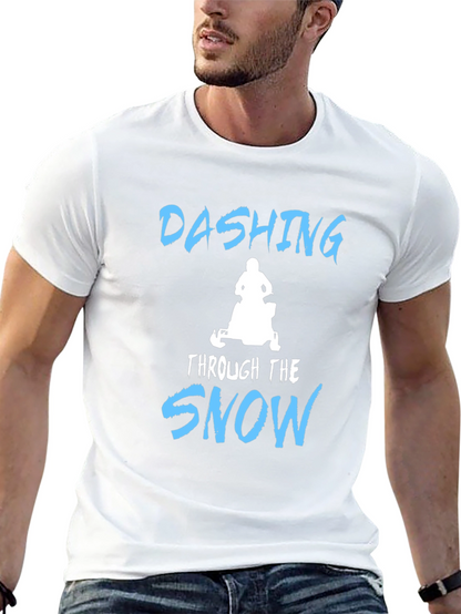 Dashing Through the Snow T-Shirt - Black