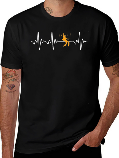 Music Lovers Heartbeat T-Shirt