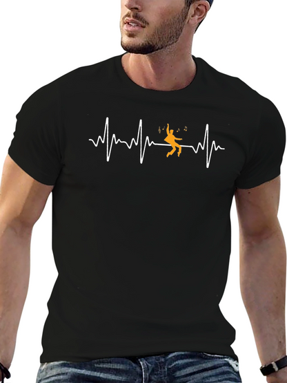 Music Lovers Heartbeat T-Shirt