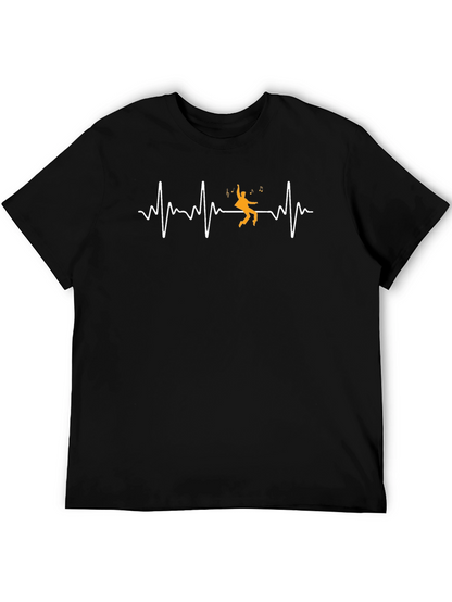 Music Lovers Heartbeat T-Shirt