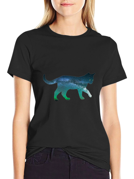 Galaxy Cat T-Shirt - Unique Space Design