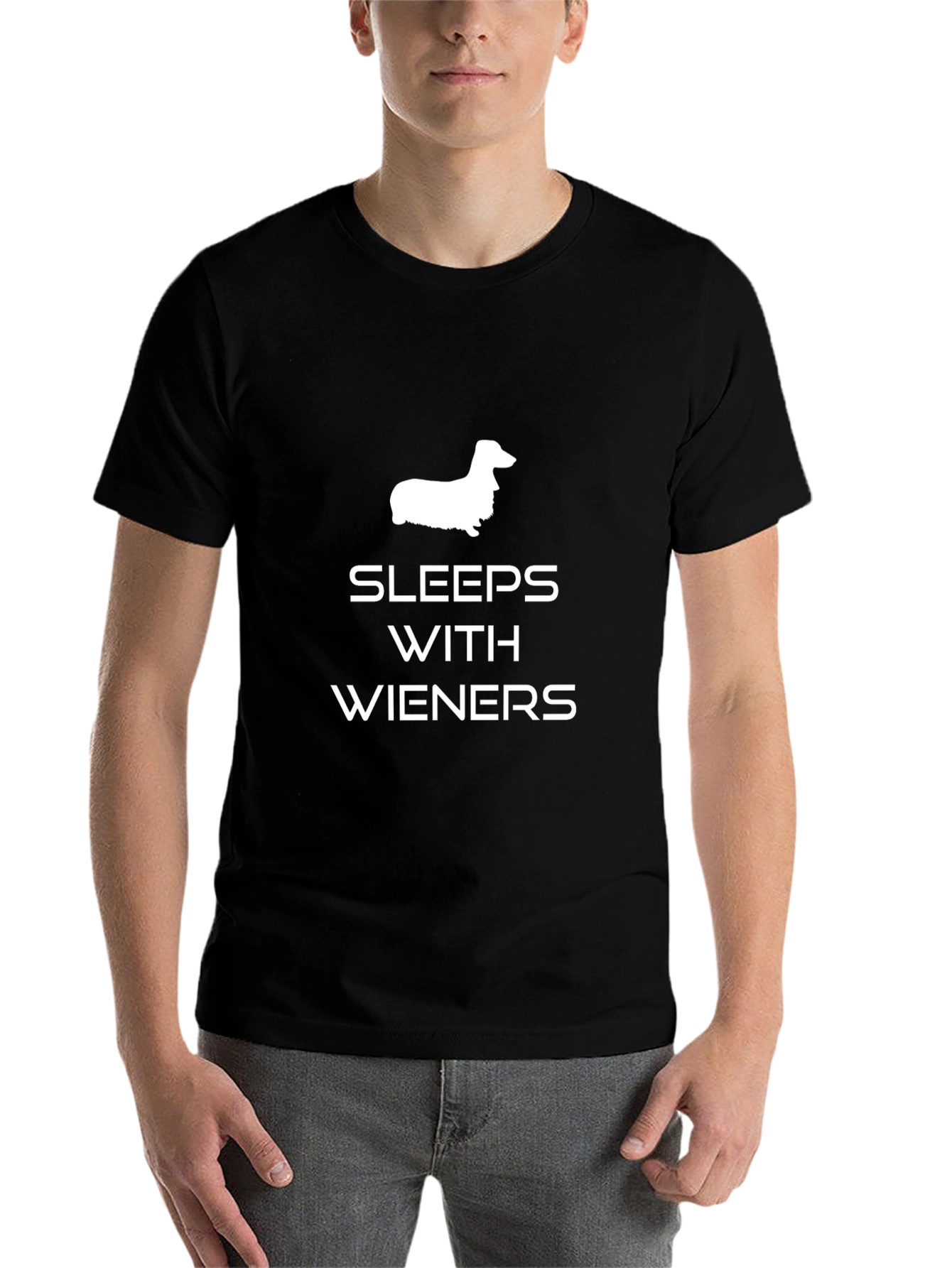 Sleeps with Wieners Dachshund T-Shirt