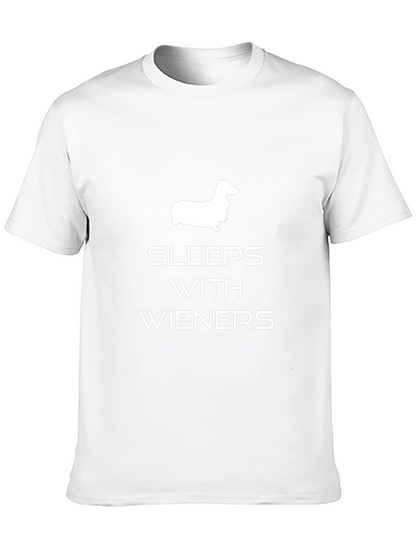 Sleeps with Wieners Dachshund T-Shirt