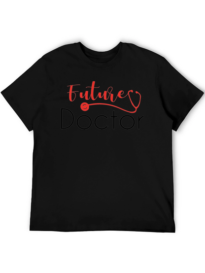 Future Doctor Graphic Tee - Black