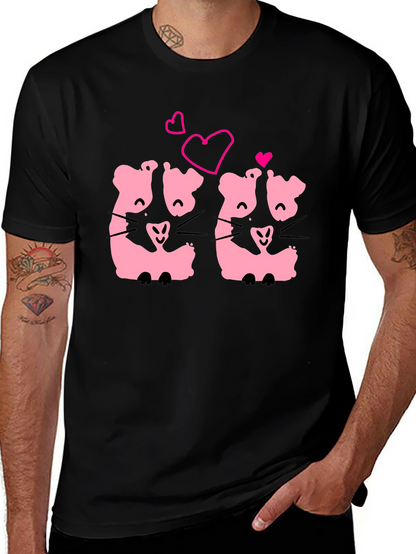 Cute Kawaii Hamsters Love T-Shirt