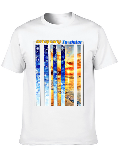 Winter Beach T-Shirt - Get Up Early