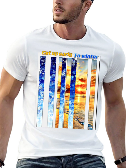 Winter Beach T-Shirt - Get Up Early