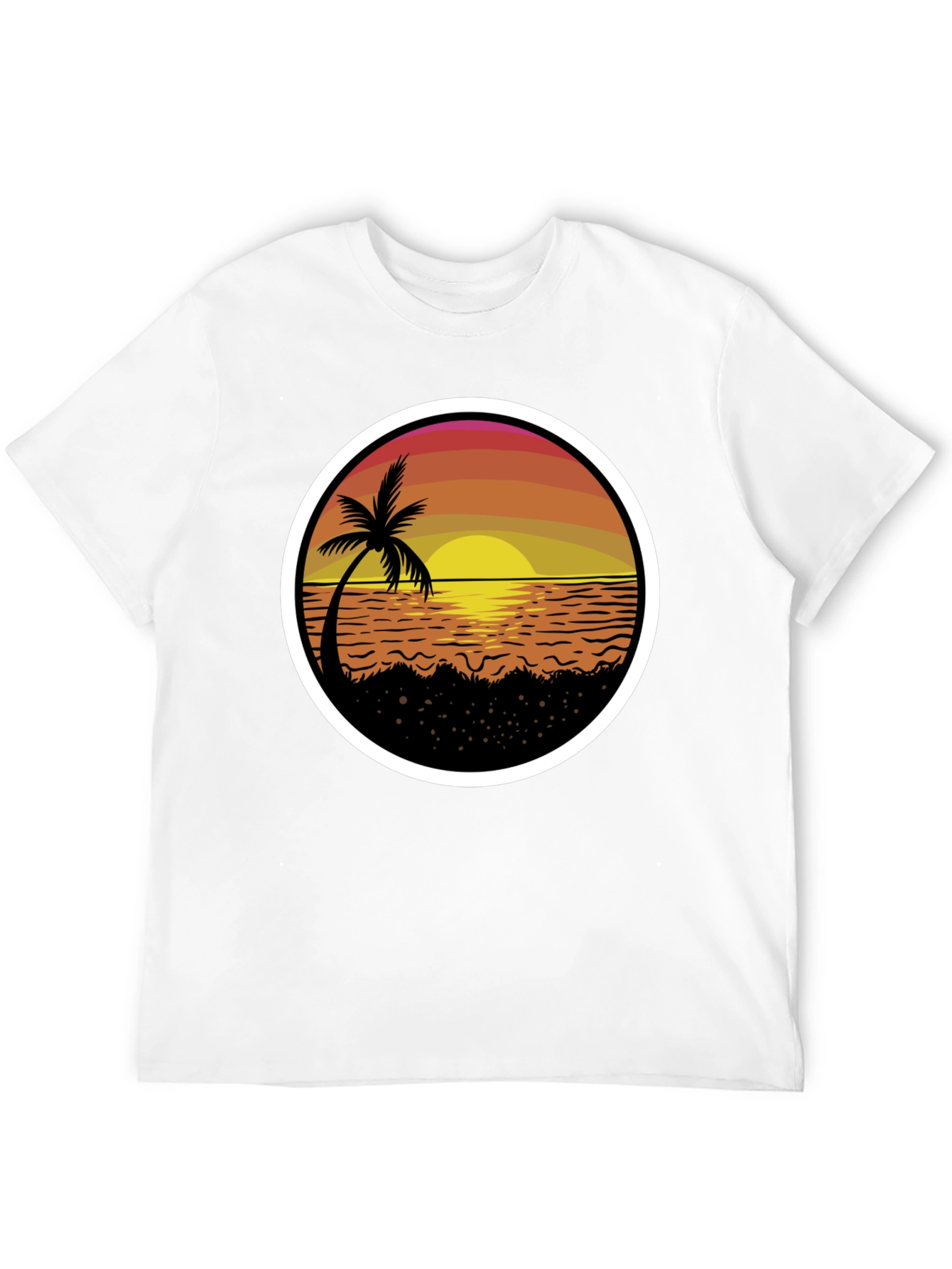 Sunset Palm Tree T-Shirt