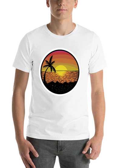 Sunset Palm Tree T-Shirt