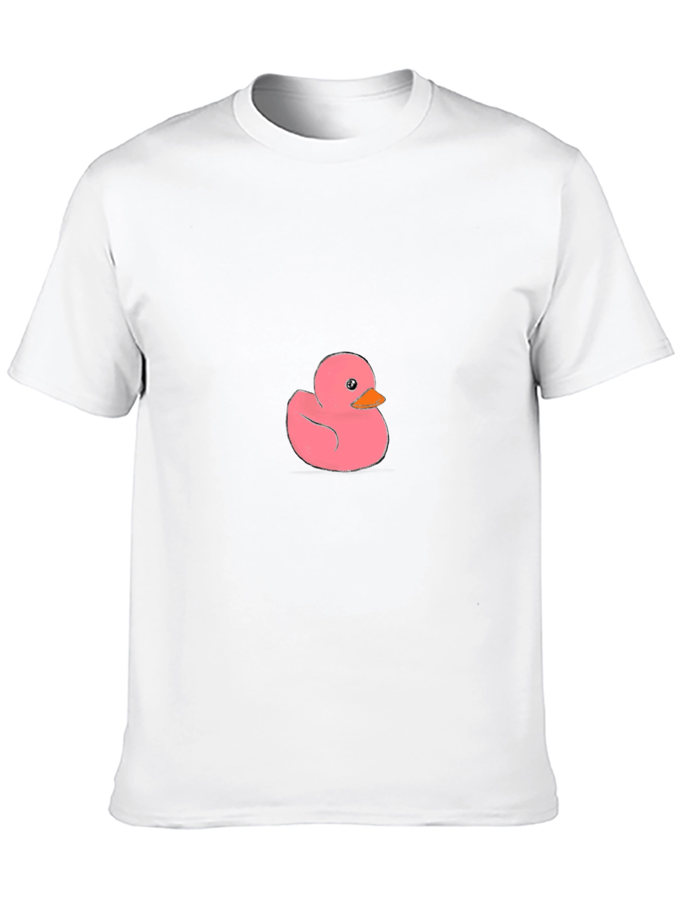 Pink Duck Graphic Tee - Casual Comfort