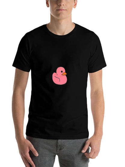 Pink Duck Graphic Tee - Casual Comfort