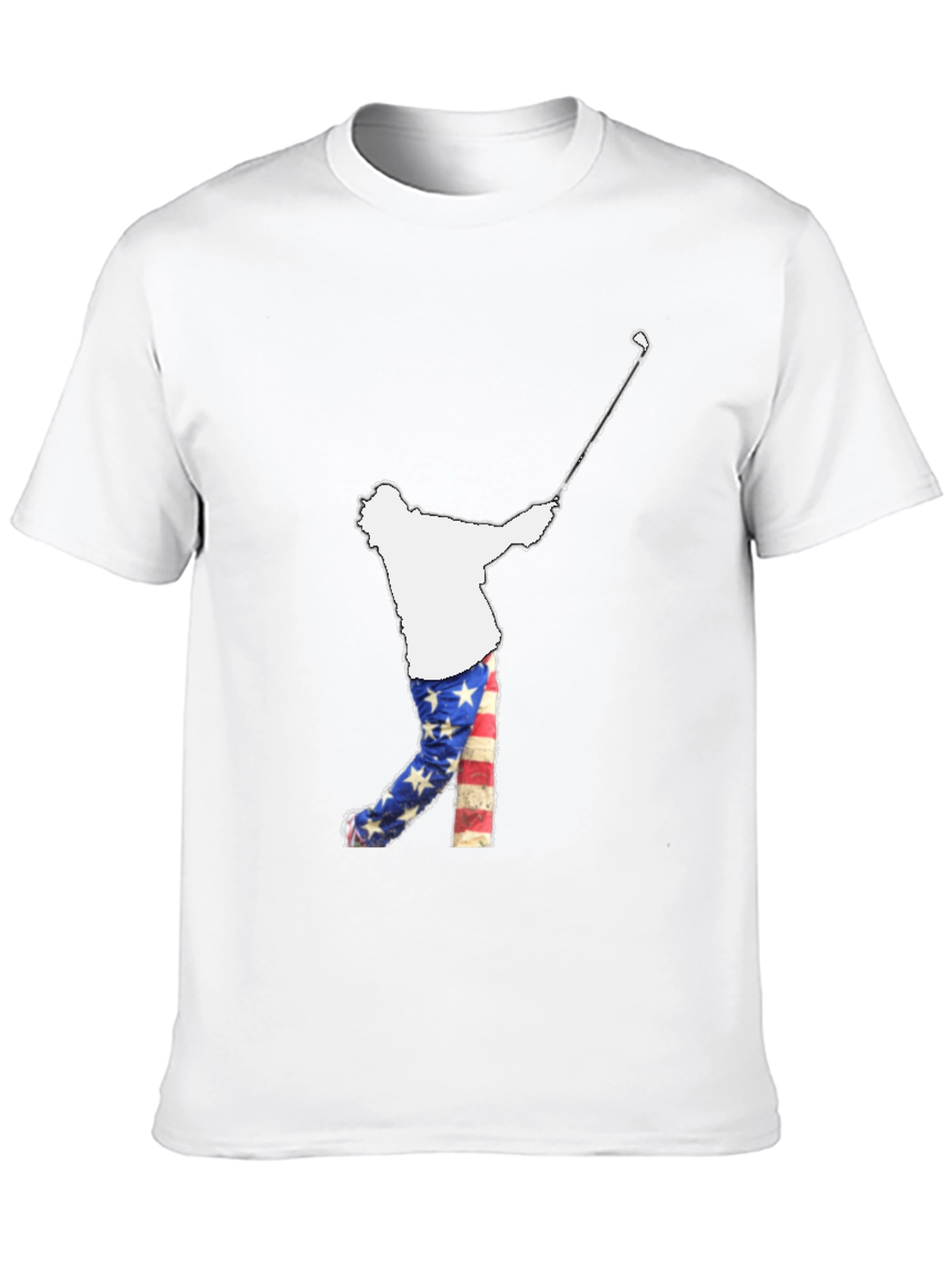 Golfing USA Flag Tee