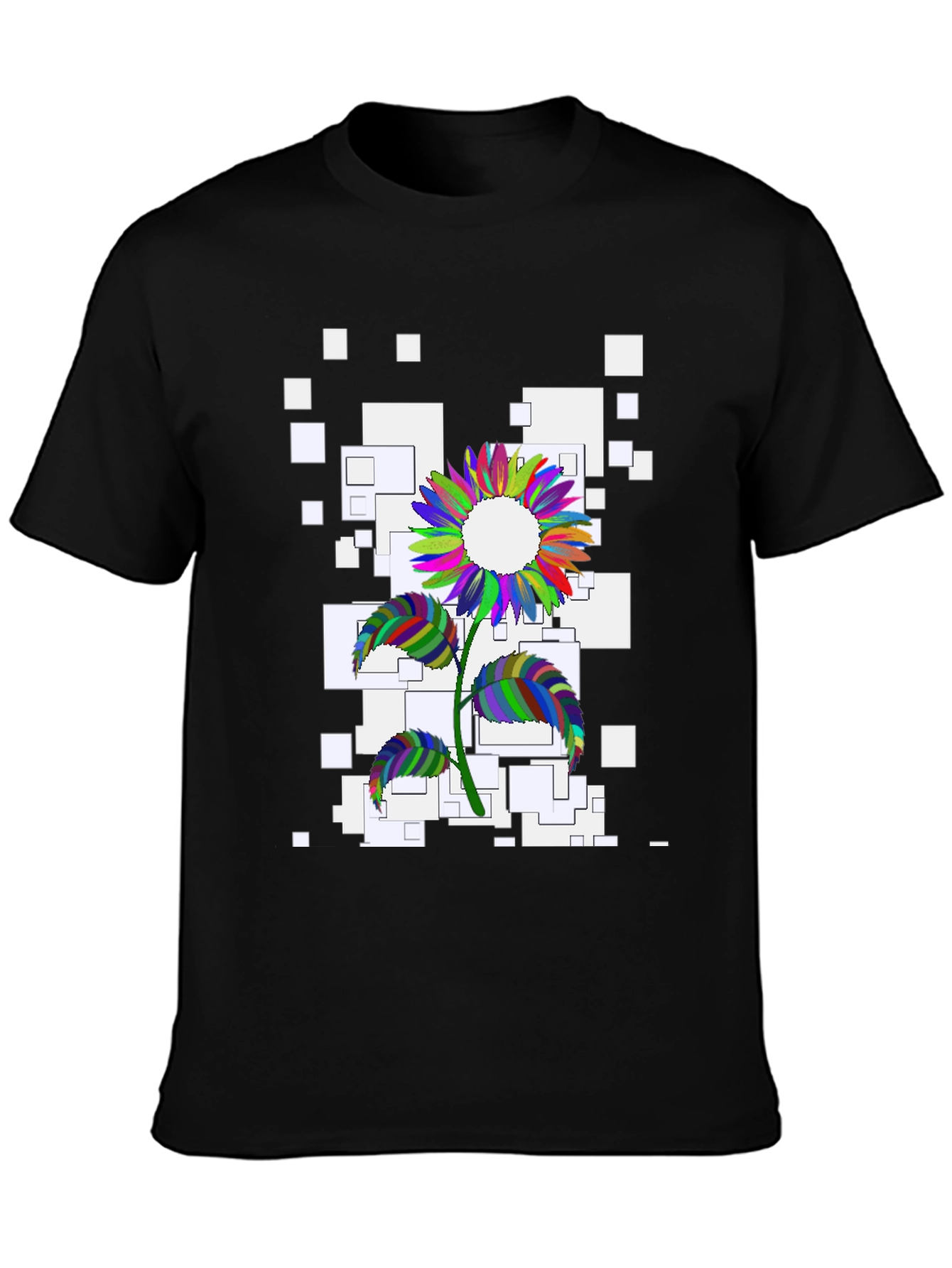 Colorful Sunflower Graphic Tee