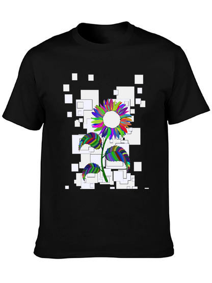 Colorful Sunflower Graphic Tee