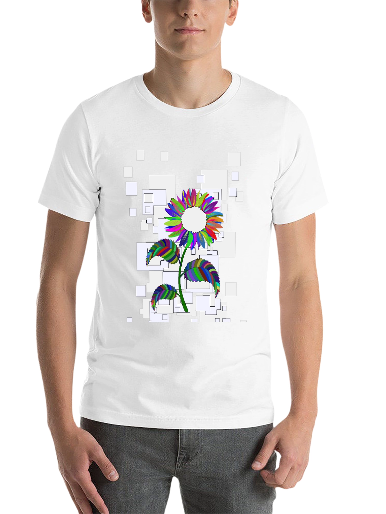 Colorful Sunflower Graphic Tee