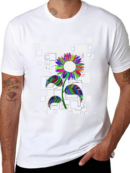 Colorful Sunflower Graphic Tee