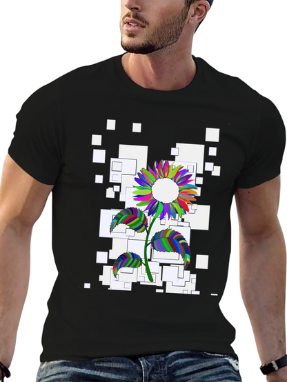 Colorful Sunflower Graphic Tee