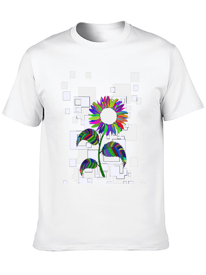 Colorful Sunflower Graphic Tee