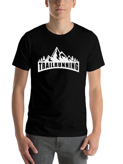 Trail Running Mountain Graphic T-Shirt