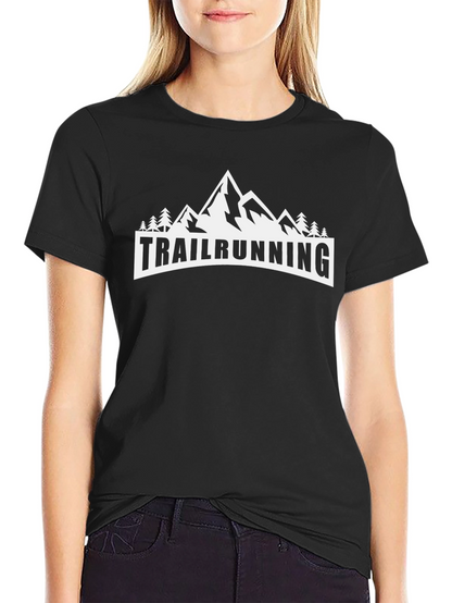 Trail Running Mountain Graphic T-Shirt