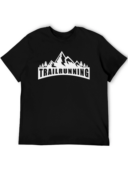 Trail Running Mountain Graphic T-Shirt