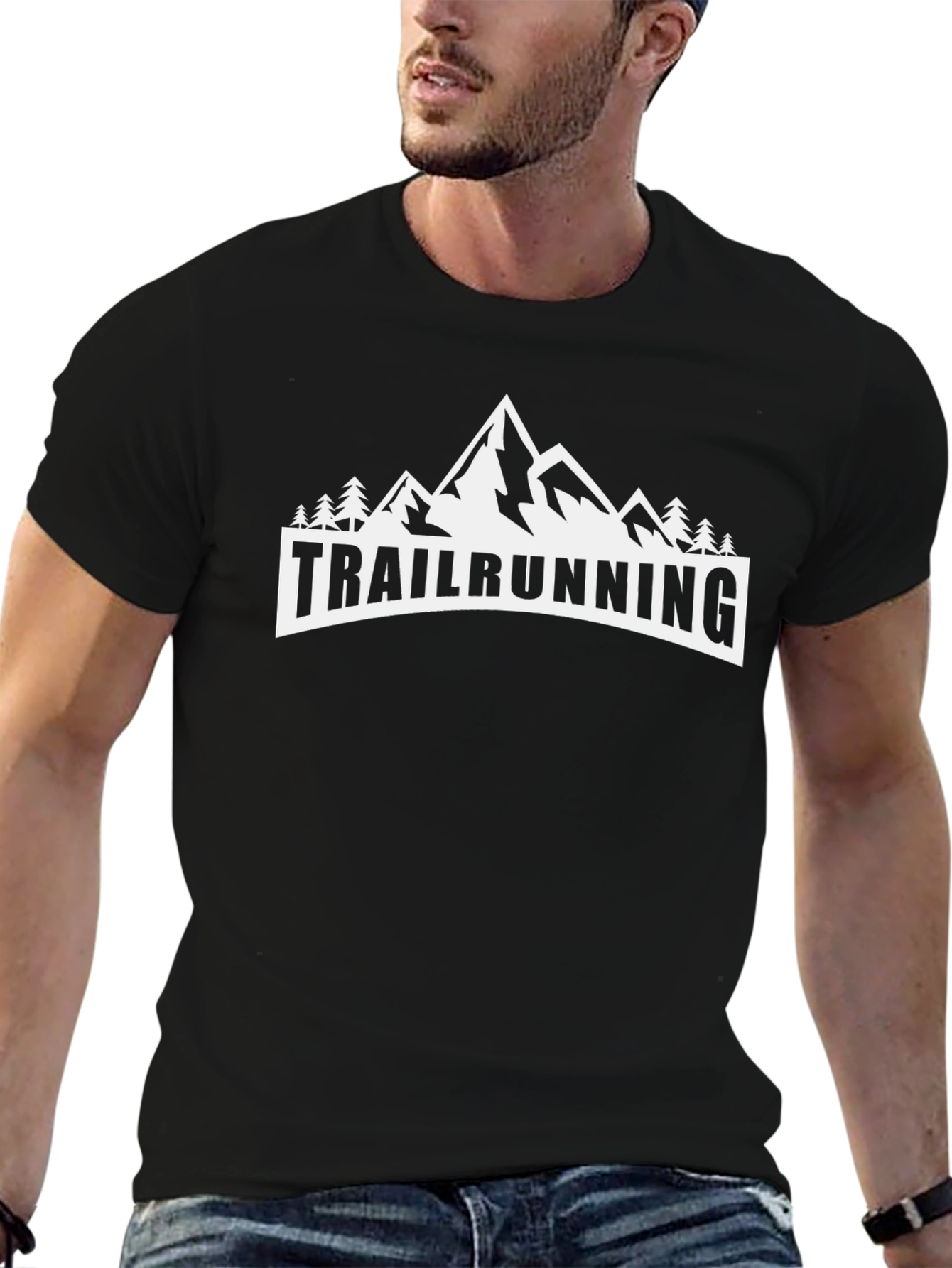 Trail Running Mountain Graphic T-Shirt