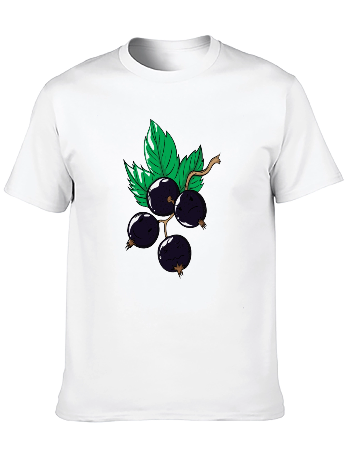 Black Graphic Tee - Currant Cartoon Design