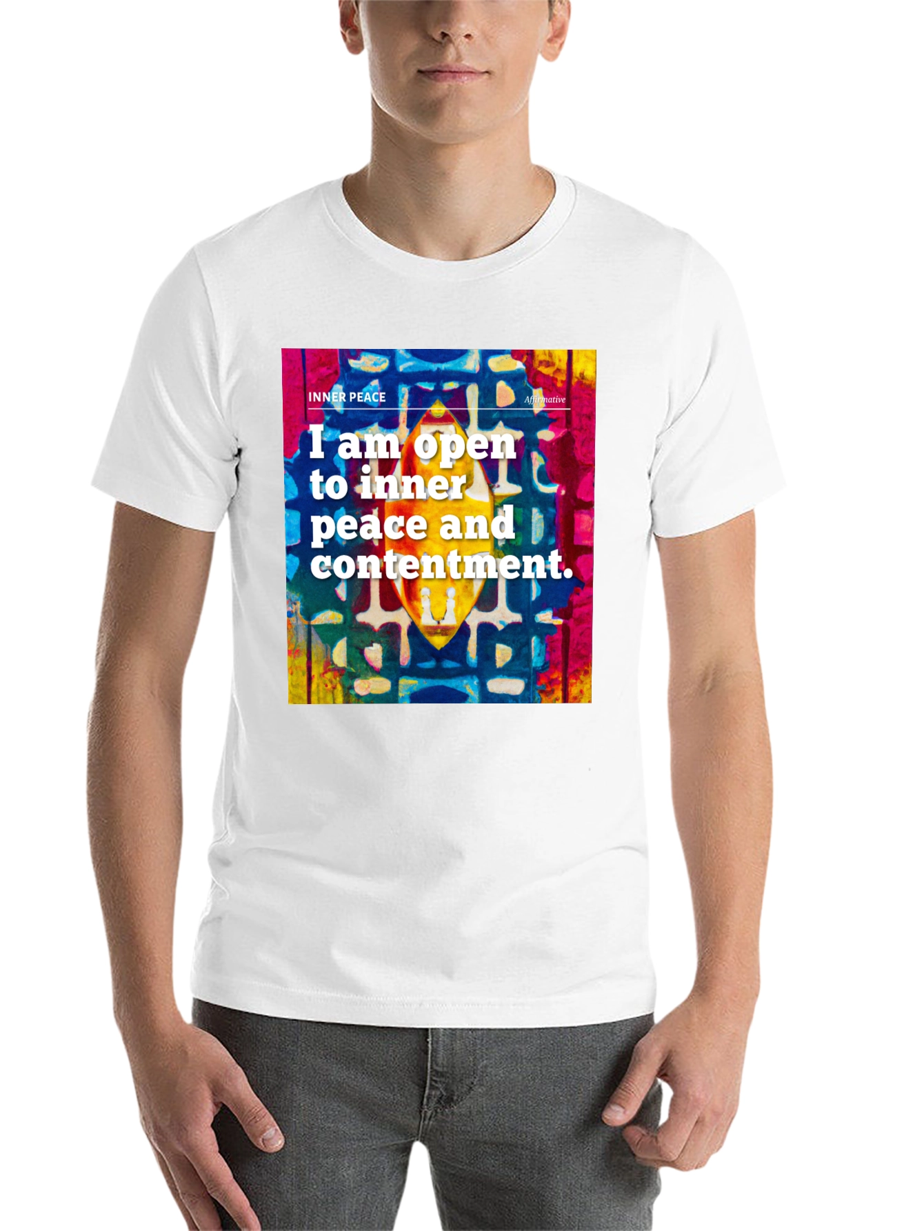 Inner Peace Affirmation T-Shirt - Positive Vibes