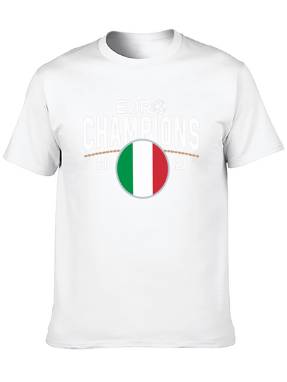 Euro Champions Italy Flag T-Shirt