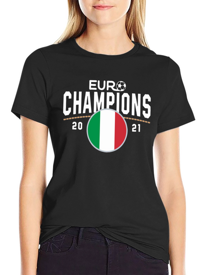 Euro Champions Italy Flag T-Shirt